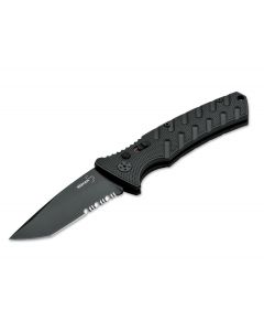 Böker Plus Strike Tanto All Black Automatikmesser