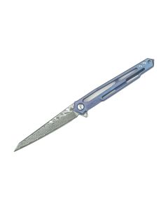 Defcon Peregrine Blue Damast pocket knife, SKU TF4394-1, GTIN 849904017482