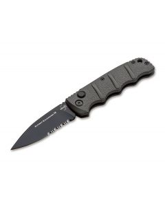 Böker Plus AKS-74 Kalashnikov gray D2 automatic pocket knife, SKU 01KALS94, EAN 4045011226618