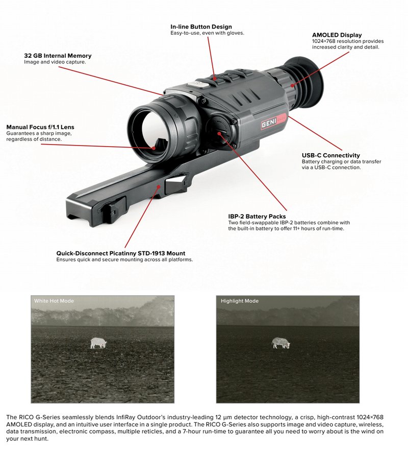 InfiRay USA Rico G 384 GL35 features