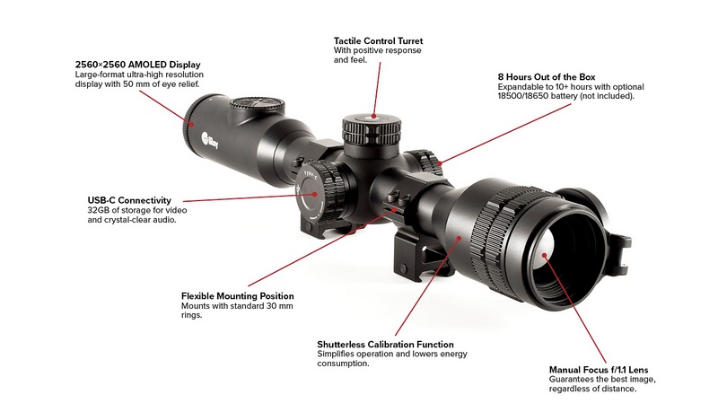 iRayUSA Bolt TH50CV2 Thermal riflescope